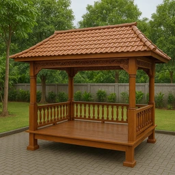 saung kayu jati, gazebo kayu jati, saung kayu jati 3x3, gazebo kayu jati 3x3, gazebo kayu jati atap pelana