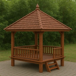 saung kayu kelapa, gazebo kayu kelapa, saung kayu kelapa 3x3, gazebo kayu kelapa 3x3