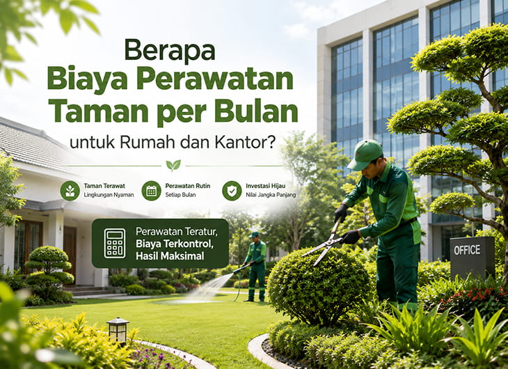 Berapa Biaya Perawatan Taman per Bulan untuk Rumah dan Kantor?