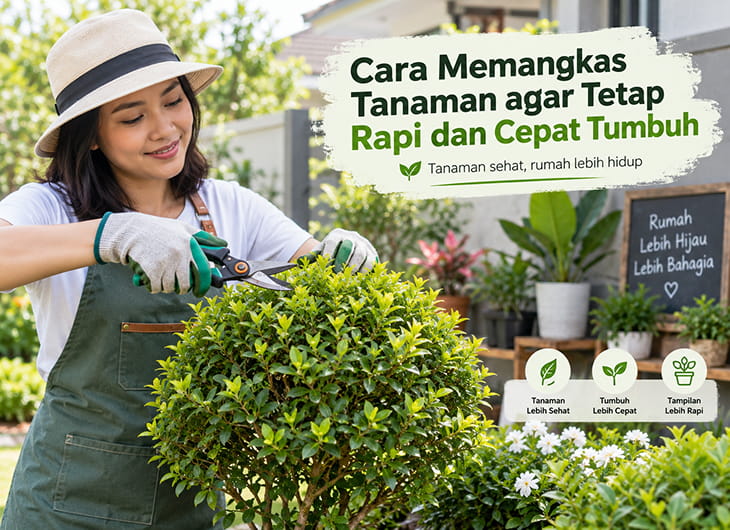 Cara Memangkas Tanaman agar Tetap Rapi dan Cepat Tumbuh