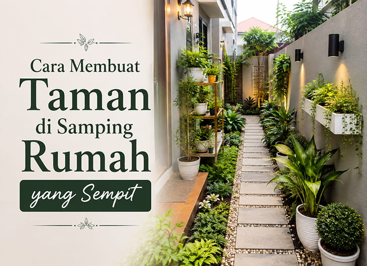Cara Membuat Taman di Samping Rumah yang Sempit
