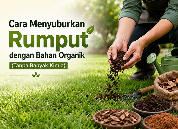 Cara Menyuburkan Rumput dengan Bahan Organik (Tanpa Banyak Kimia)
