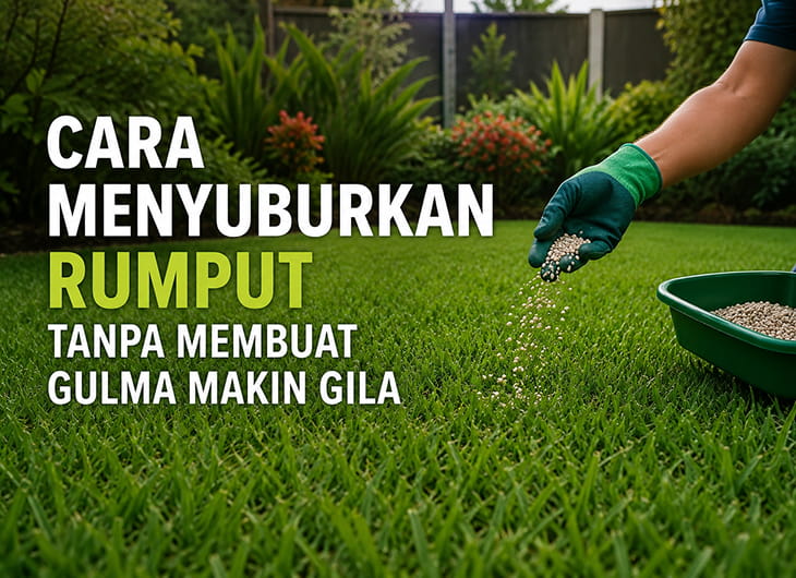 Cara Menyuburkan Rumput Tanpa Membuat Gulma Makin Gila