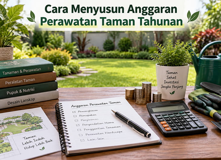 Cara Menyusun Anggaran Perawatan Taman Tahunan