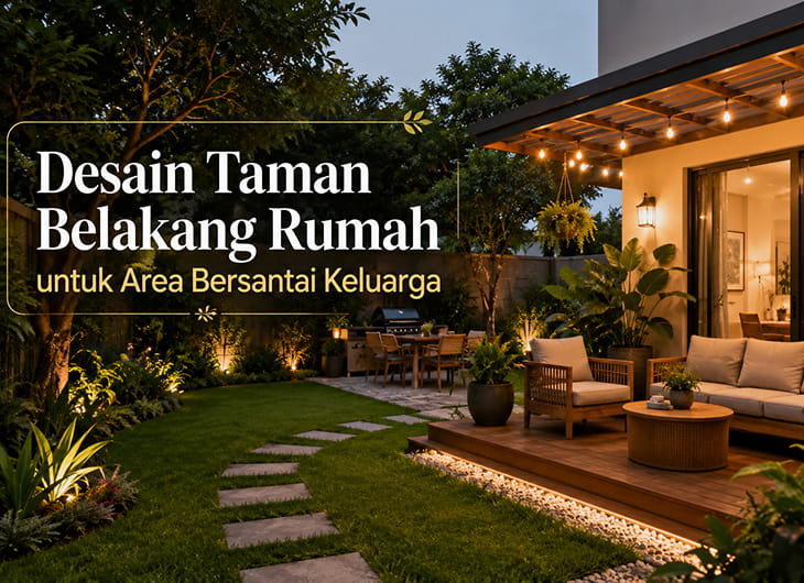 Desain Taman Belakang Rumah untuk Area Bersantai Keluarga