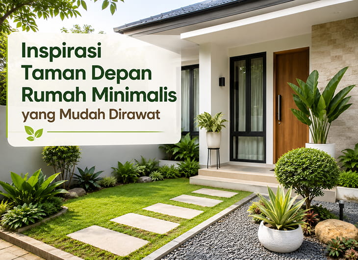 Inspirasi Taman Depan Rumah Minimalis yang Mudah Dirawat