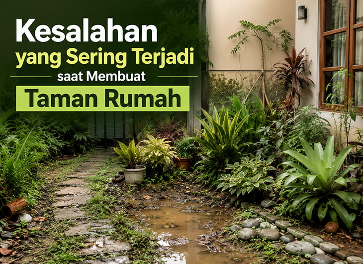 Kesalahan yang Sering Terjadi saat Membuat Taman Rumah