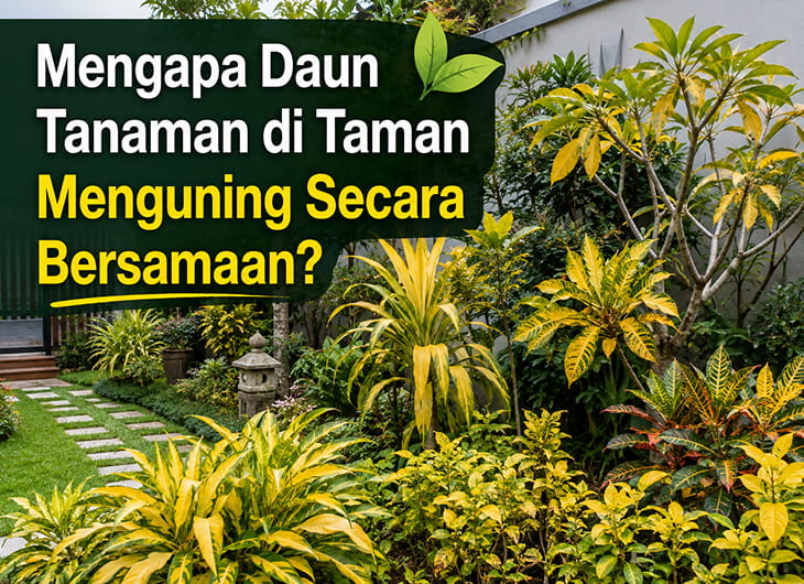 Mengapa Daun Tanaman di Taman Menguning Secara Bersamaan?