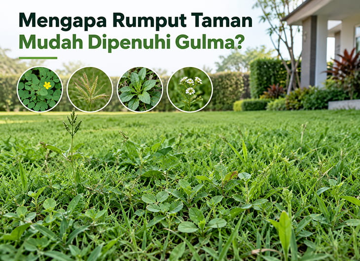 Mengapa Rumput Taman Mudah Dipenuhi Gulma?