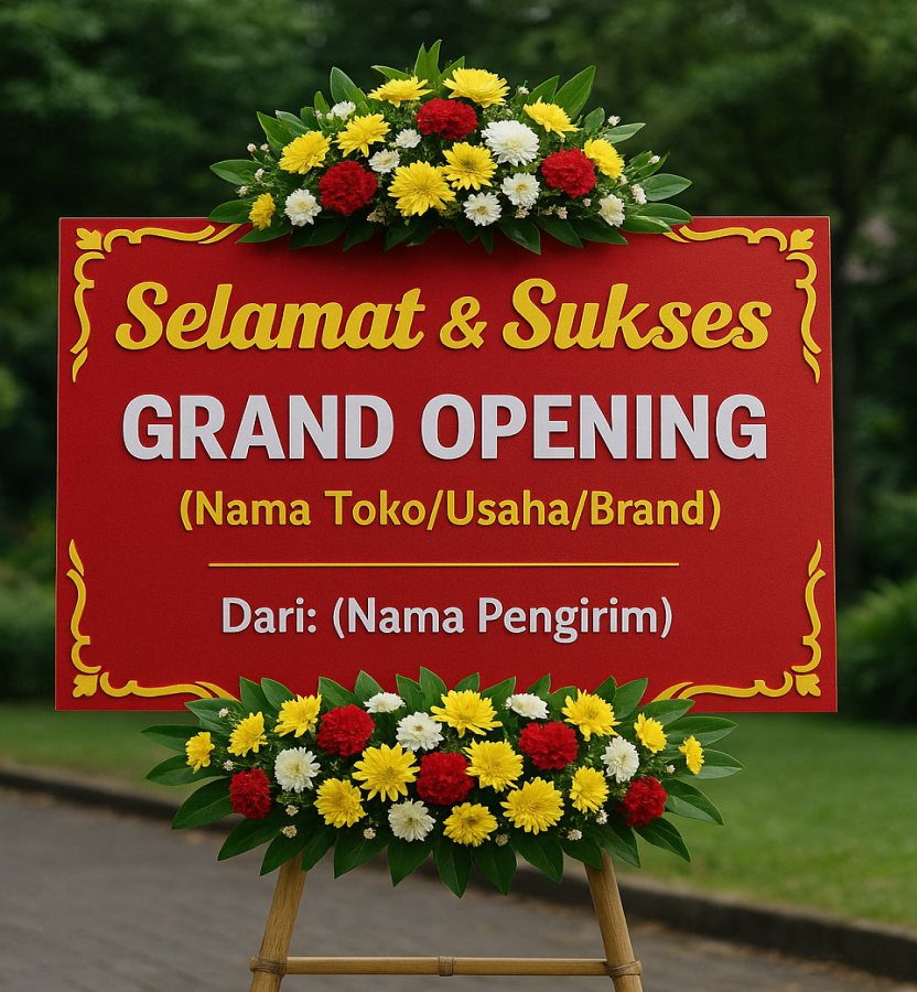 Karangan Bunga Papan Grand Opening