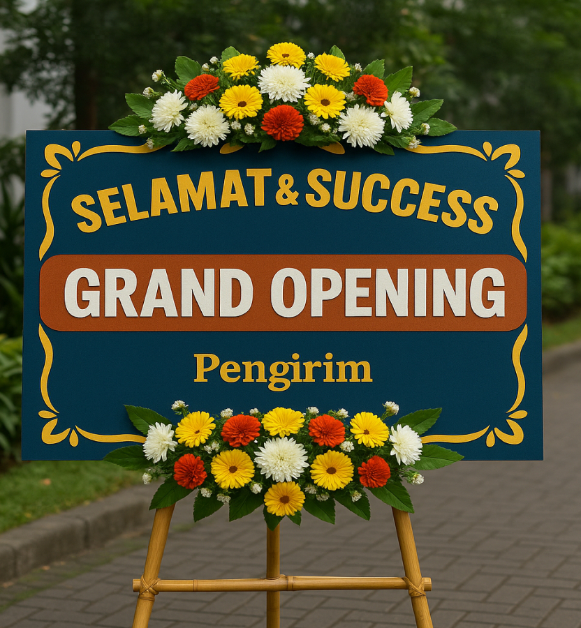Karangan Bunga Papan Grand Opening