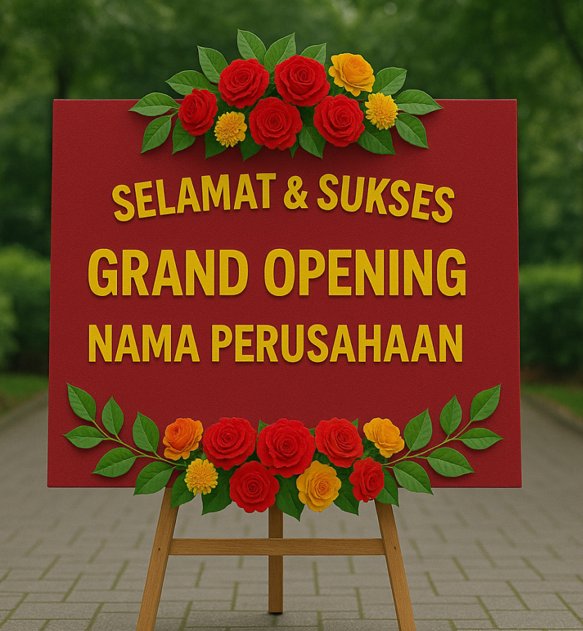 Karangan Bunga Papan Grand Opening